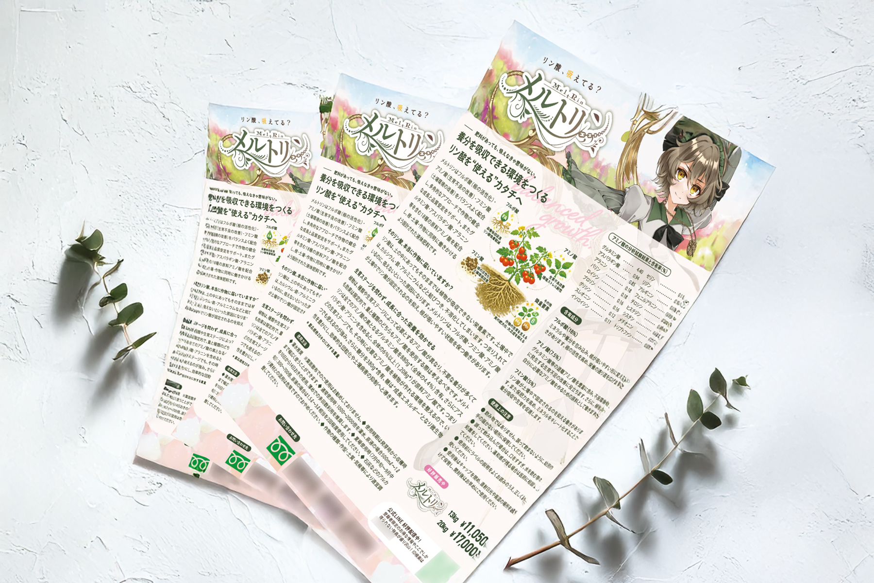 チラシデザイン制作を行いました